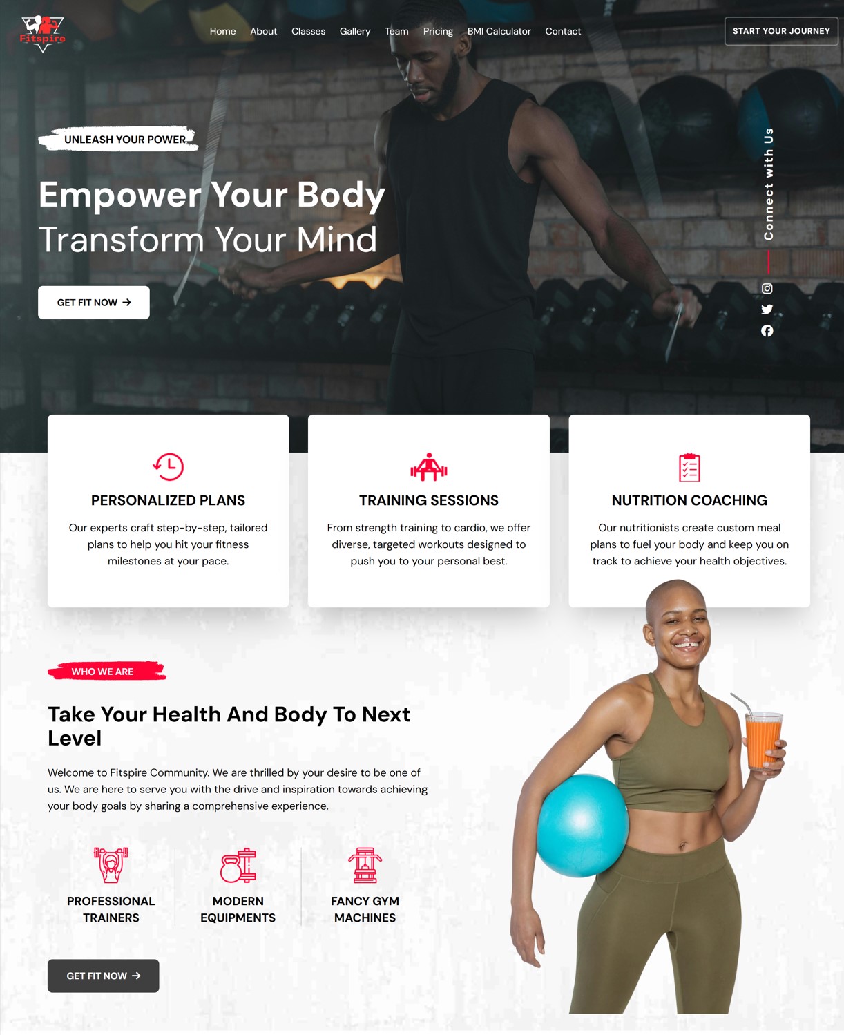 Fitspire scroll image