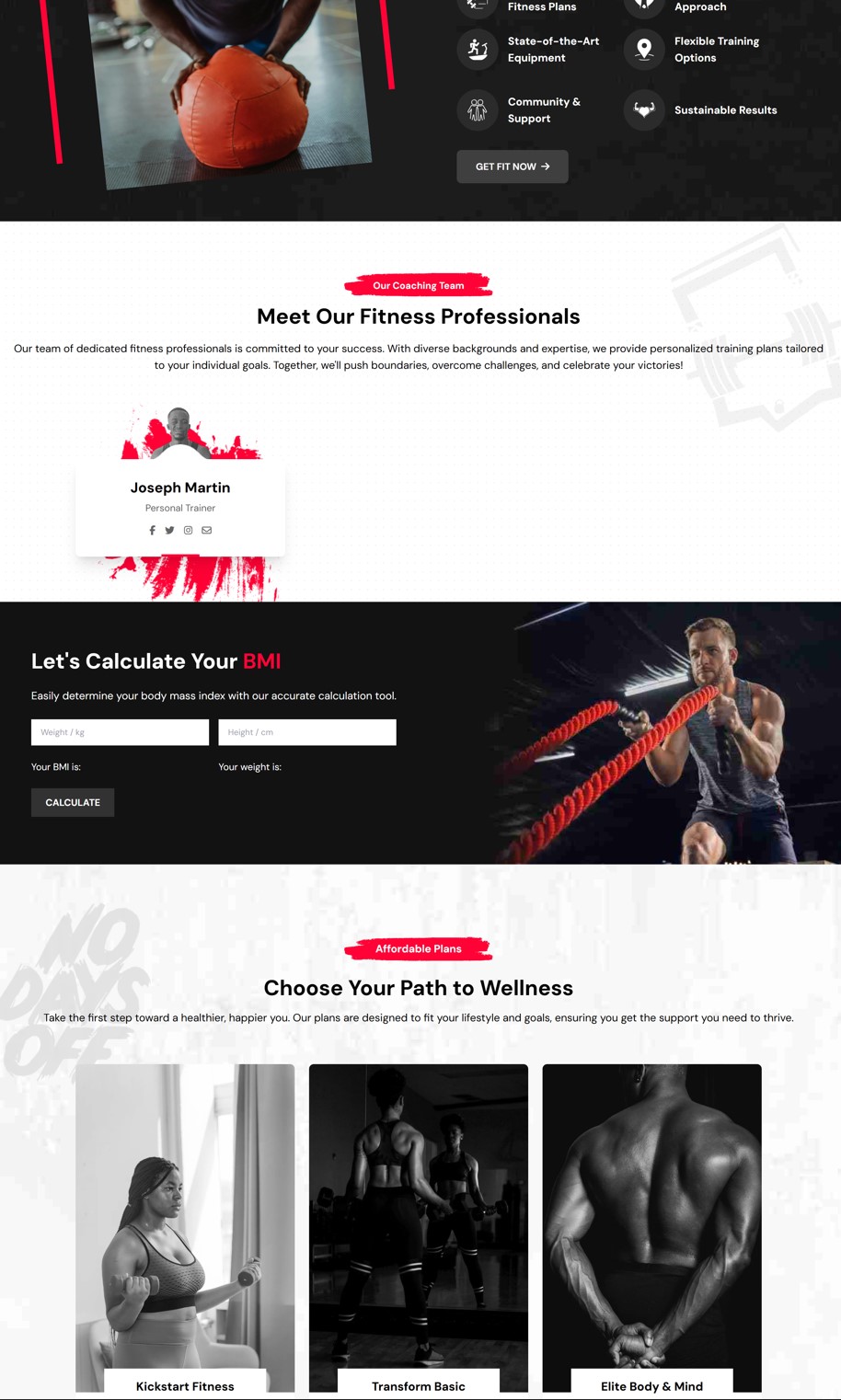 Fitspire scroll image